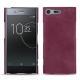 Funda de piel Sony Xperia XZ Premium - Prune vintage ( Pantone 512C ) 