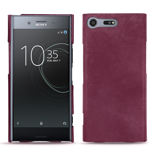 Funda de piel Sony Xperia XZ PremiumPrune vintage ( Pantone #612434 ) 