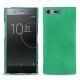 Lederschutzhülle Sony Xperia XZ Premium - Menthe vintage ( Pantone 562C ) 