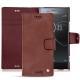 Funda de piel Sony Xperia XZ Premium - Passion vintage ( Glutton - Red ) 