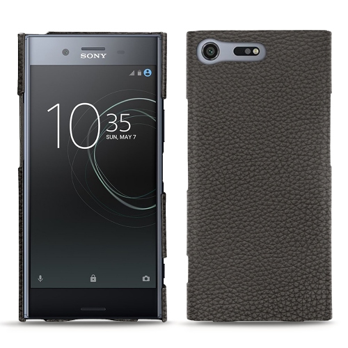 Funda de piel Sony Xperia XZ PremiumAnthracite ( Pantone #41403c ) 