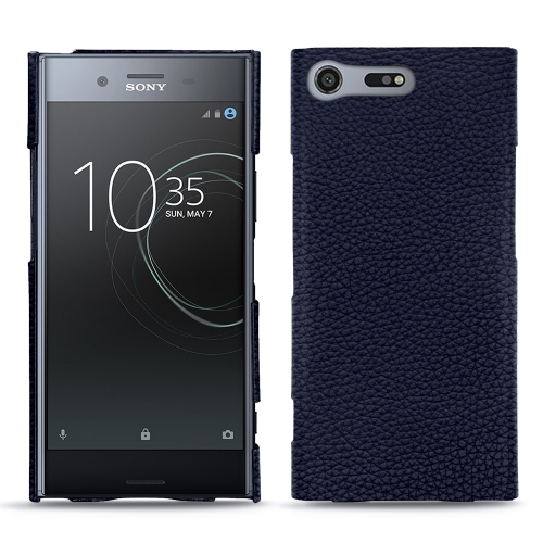 Protections en cuir - housses, coques, étuis - pour Sony Xperia XZ PremiumCobalt ( Pantone #2b253f ) 
