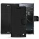 Funda de piel Sony Xperia XZ Premium - Ebène ( Sleek P C12 - Black ) 
