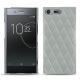 Lederschutzhülle Sony Xperia XZ Premium - Gris - Couture ( Nappa - Pantone W428C ) 
