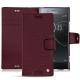 Funda de piel Sony Xperia XZ Premium - Lie de vin ( Pantone 5115C ) 