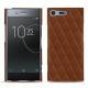 Lederschutzhülle Sony Xperia XZ Premium - Marron - Couture ( Nappa - Pantone 1615C ) 