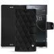 Lederschutzhülle Sony Xperia XZ Premium - Noir - Couture ( Nappa - Black ) 