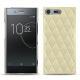 Lederschutzhülle Sony Xperia XZ Premium - Ivoire - Couture ( Sleek P C12 - White ) 