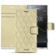 Lederschutzhülle Sony Xperia XZ Premium - Beige - Couture ( Nappa - Pantone 7502C ) 