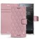 Lederschutzhülle Sony Xperia XZ Premium - Rose - Couture ( Nappa - Pantone 2365C ) 