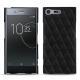Lederschutzhülle Sony Xperia XZ Premium - Ebène - Couture ( Sleek P C12 - Black ) 