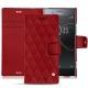 Capa em pele Sony Xperia XZ Premium - Rouge - Couture ( Nappa - Pantone 199C ) 
