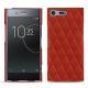 Capa em pele Sony Xperia XZ Premium - Papaye - Couture ( Pantone 180C ) 