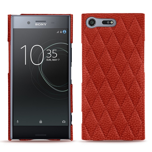 Custodia in pelle Sony Xperia XZ PremiumPapaye - Couture ( Pantone #b54317 ) 