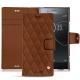Lederschutzhülle Sony Xperia XZ Premium - Marron - Couture ( Nappa - Pantone 1615C ) 