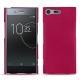 硬质真皮保护套 Sony Xperia XZ Premium - Rose fluo