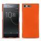 Funda de piel Sony Xperia XZ Premium - Orange fluo