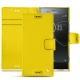 Custodia in pelle Sony Xperia XZ Premium - Jaune fluo