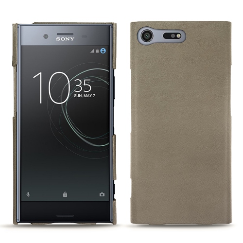 Funda de piel Sony Xperia XZ PremiumDarboun sabla ( Pantone #BCB1A1 )