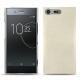 Funda de piel Sony Xperia XZ Premium - Blanc escumo