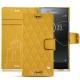 Custodia in pelle Sony Xperia XZ Premium - Jaune soulèu - Couture