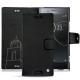 Funda de piel Sony Xperia XZ Premium - Negre poudro