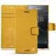 Custodia in pelle Sony Xperia XZ Premium - Jaune soulèu