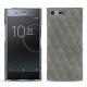 硬质真皮保护套 Sony Xperia XZ Premium - Acier vintage - Couture