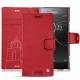硬质真皮保护套 Sony Xperia XZ Premium - Rouge troupelenc