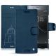 Custodia in pelle Sony Xperia XZ Premium - Blu mediterran