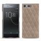 Sony Xperia XZ Premium leather cover - Taupe vintage - Couture