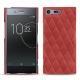硬质真皮保护套 Sony Xperia XZ Premium - Cerise vintage - Couture