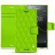 硬质真皮保护套 Sony Xperia XZ Premium - Vert fluo - Couture