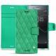 Custodia in pelle Sony Xperia XZ Premium - Menthe vintage - Couture