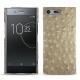 Custodia in pelle Sony Xperia XZ Premium - Autruche desert