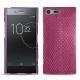 硬质真皮保护套 Sony Xperia XZ Premium - Serpent ciclamino