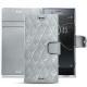 Housse cuir Sony Xperia XZ Premium - Platinium - Couture