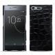 Sony Xperia XZ Premium leather cover - Crocodile nero