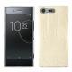 Sony Xperia XZ Premium leather cover - Crocodile milk