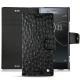 Funda de piel Sony Xperia XZ Premium - Autruche nero
