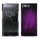 Coque cuir Sony Xperia XZ Premium - Violet Patine