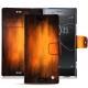 Capa em pele Sony Xperia XZ Premium - Fauve Patine