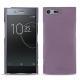 Sony Xperia XZ Premium leather cover - Lilas PU