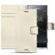 Housse cuir Sony Xperia XZ Premium - Blanc PU
