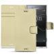 Funda de piel Sony Xperia XZ Premium - Beige PU