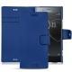 Capa em pele Sony Xperia XZ Premium - Bleu Océan PU