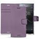 Custodia in pelle Sony Xperia XZ Premium - Lilas PU