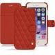 Capa em pele Apple iPhone 7 Plus - Papaye - Couture ( Pantone 180C ) 