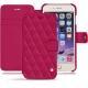 Apple iPhone 7 Plus leather case - Rose fluo - Couture