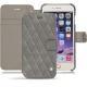 Apple iPhone 7 Plus leather case - Acier vintage - Couture